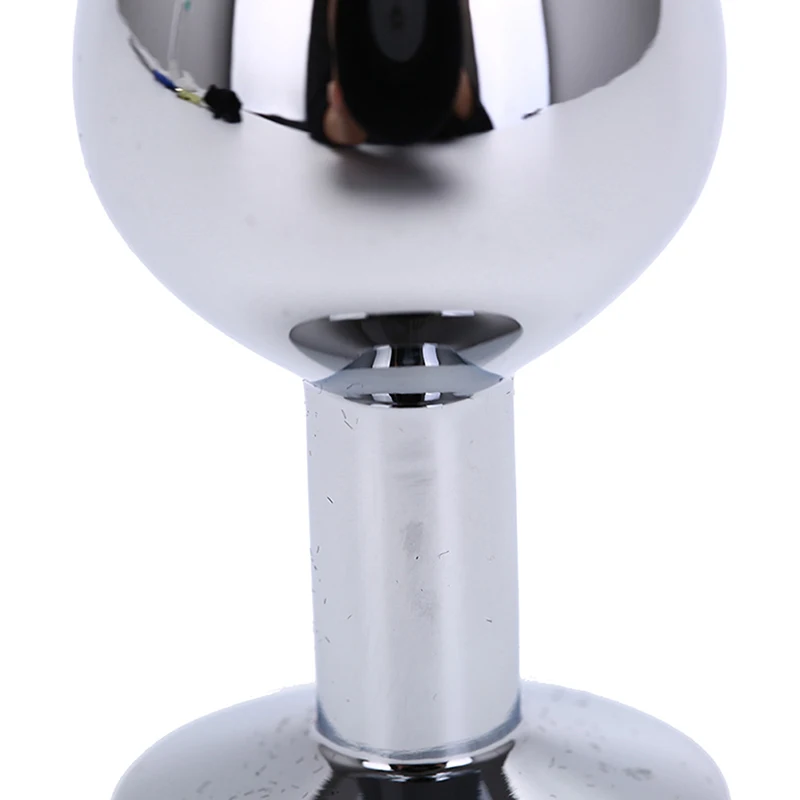 1 шт. анальная пробка из нержавеющей стали с кристаллами |