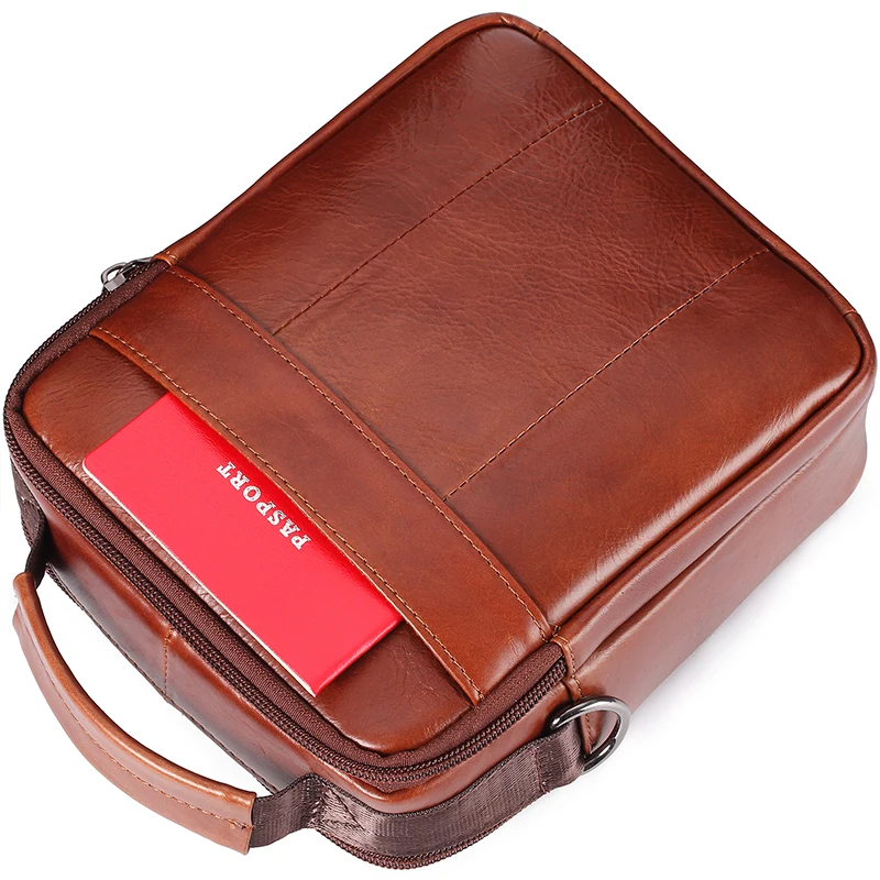 Новинка брендовая мужская дизайнерская сумка тренд 2019 на плечо из натуральной