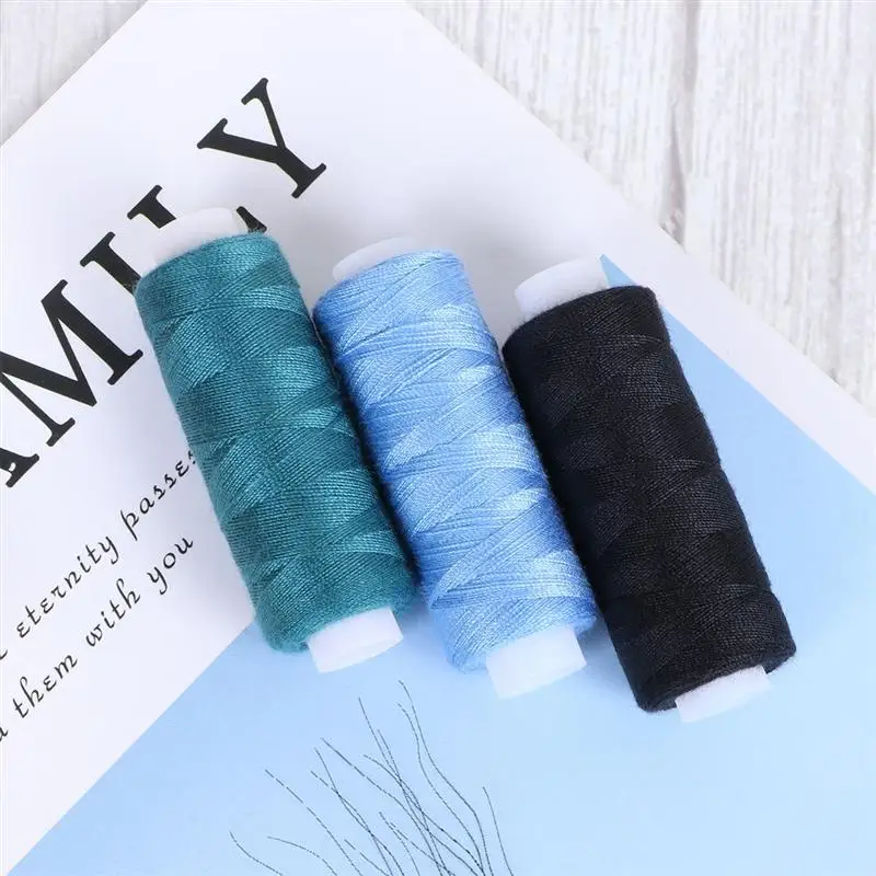 30 шт полиэфирная пряжа катушки струны Швейные стеганые нитки (случайный