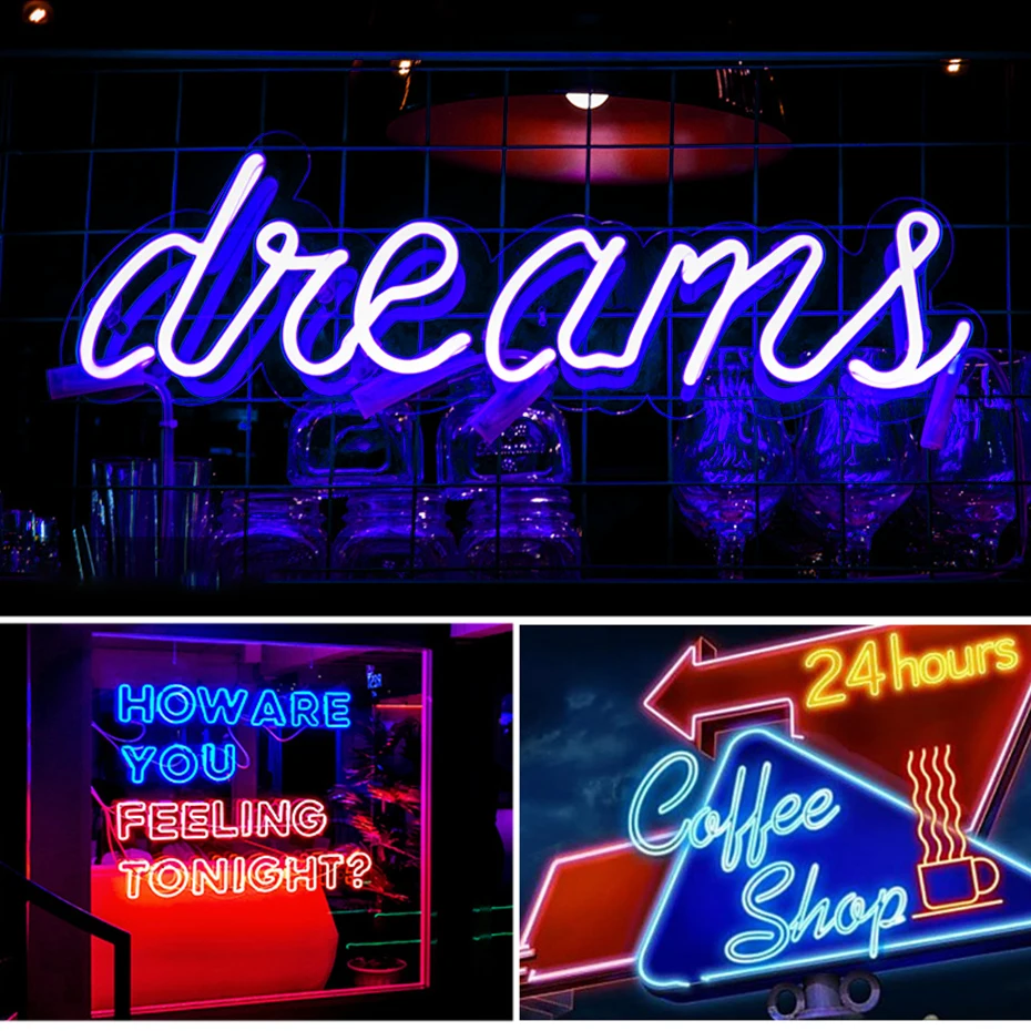 DC12V светодиодный неон полосы светильник для детей от 1 года до 5 лет м 7 цветов