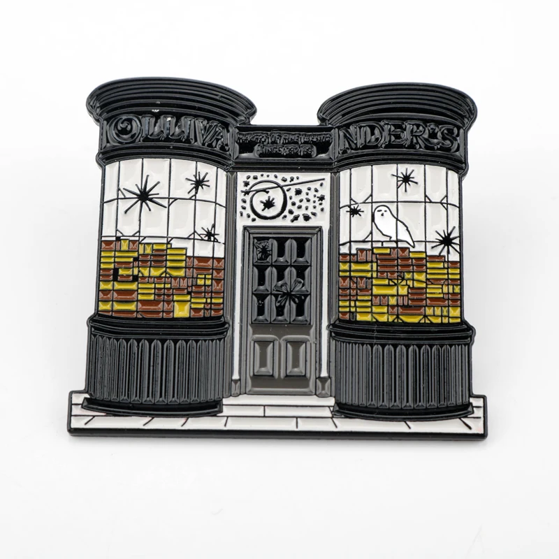 Волшебный школьный дом эмалированная булавка для одежды рубашки Джинса брошь