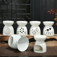 ceramic fragrance oil burners candle holder candlestick vase aroma burner home romantic decor crafts gifts