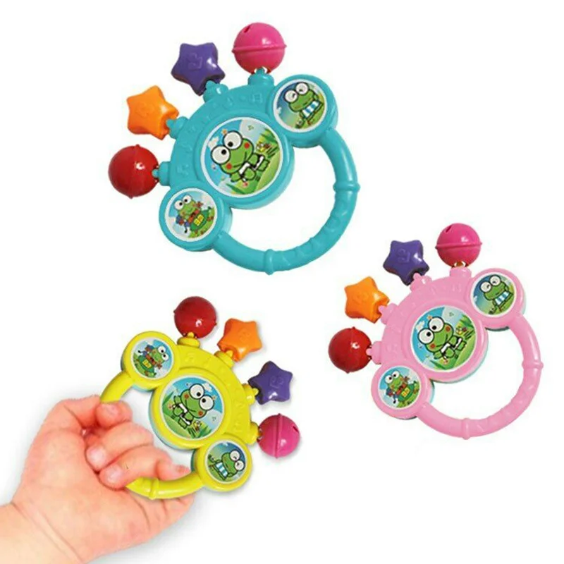 

Cartoon Infant Baby Bell Rattles Newborns Toys Hand Toy For Children Music Kids New Design