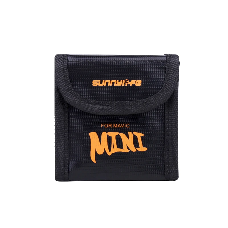 2pcs Батарея Взрывозащищенная сумка для DJI Mavic Mini защитный чехол для хранения батарея безопасная сумка пожаробезопасная защитная коробка аксессуары для дрона - Цвет: 2pcs