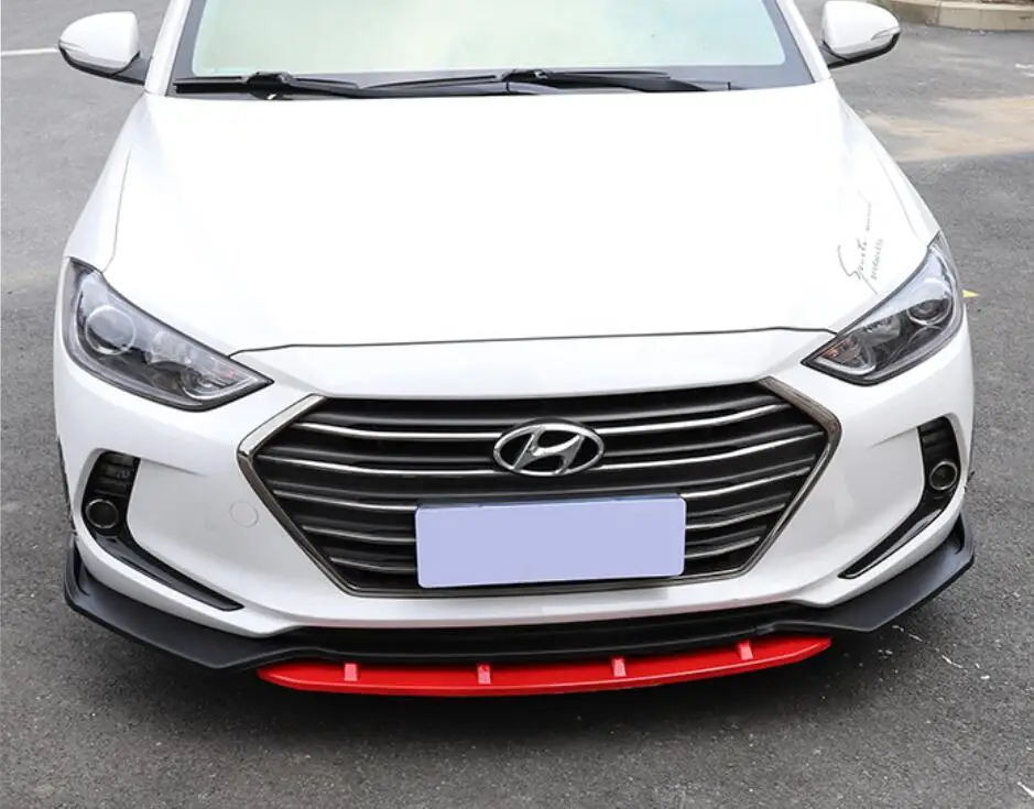 Для Elantra Body kit спойлер 2016-2018 для Hyundai SC ABS задний передний бампер диффузор защитные
