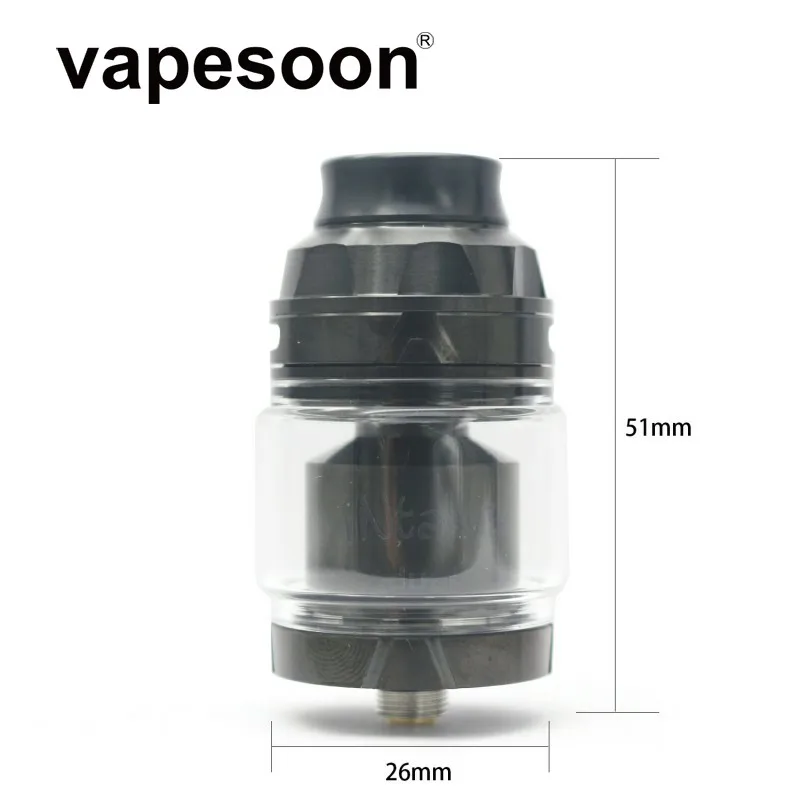 Высокое качество Впускной двойной катушки палуба RTA атомайзер 26 мм 4 2 мл/5 8 мл