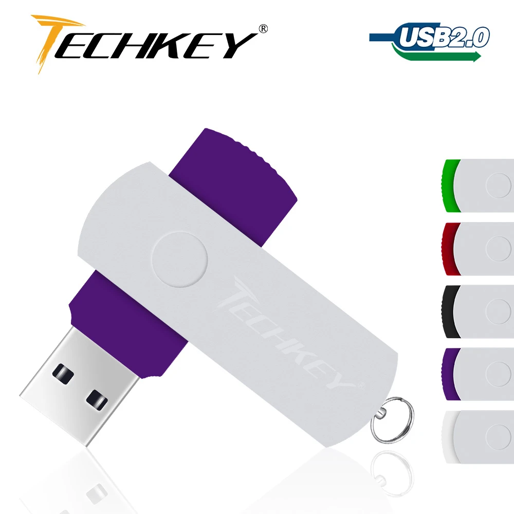 Techkey Usb флеш-накопитель 32 ГБ 64 16 8 Memoria Cel stick Пользовательский логотип usb Бесплатная