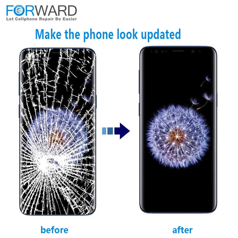 Передний высокоточный сенсорный экран Samsung для Galaxy S6 + S7 S8 Note 8 ремонт и обновление