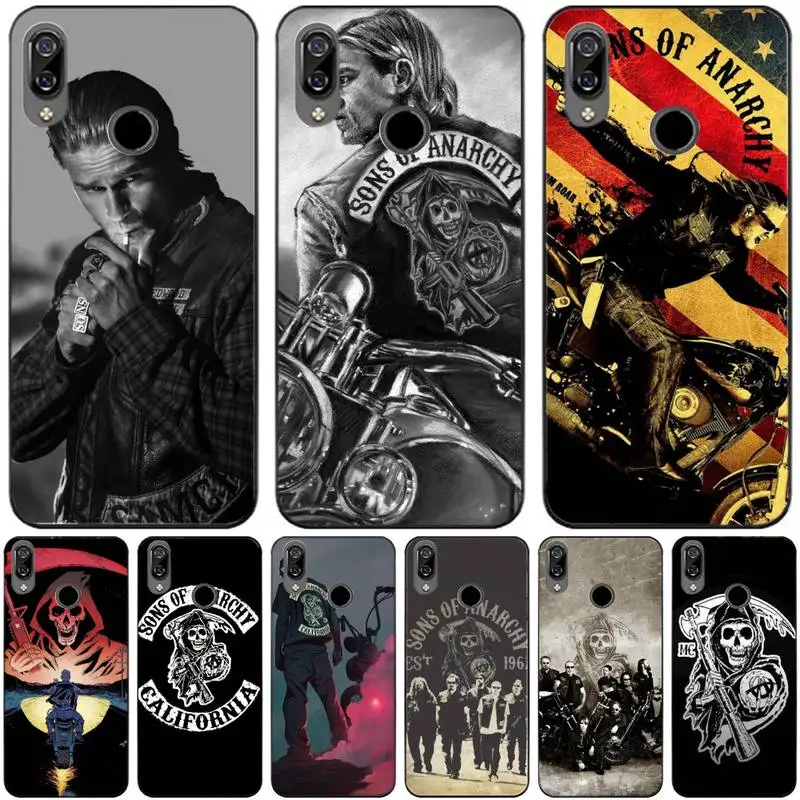 

American TV Sons Of Anarchy Phone Case For Redmi 7 8 9 A K20 30 Pro Note 8 9 Pro 9s