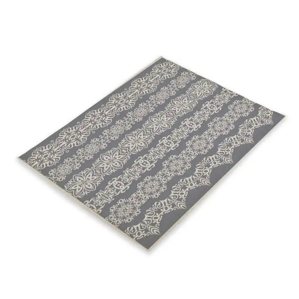 Индийский образец пледа для столового белья, антискользящие коврики для кухонных принадлежностей, украшение дома, подстаканники.