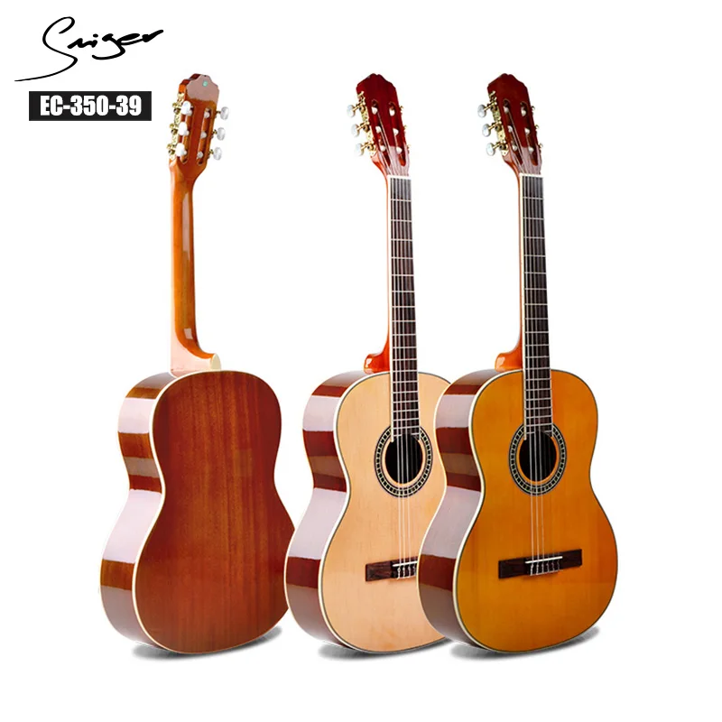 

Smiger искусственная гитара, Классическая гитара, ель и Сапеле 39 дюймов 4/4 с EQ