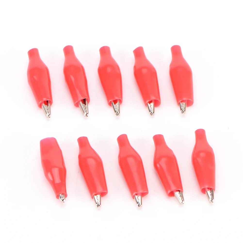 10 шт./лот 28 мм металлический зажим крокодил Электрический для тестирования зонда