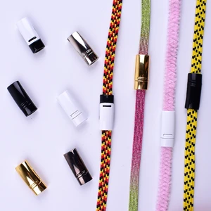 4 шт.пара шнурки для обуви с декоративной металлической пряжкой и шнурки мессенджер через плечо на магнитной застежке аксессуары с металлическим замком DIY тапки Наборы металла с пряжкой, украшенные кружевом