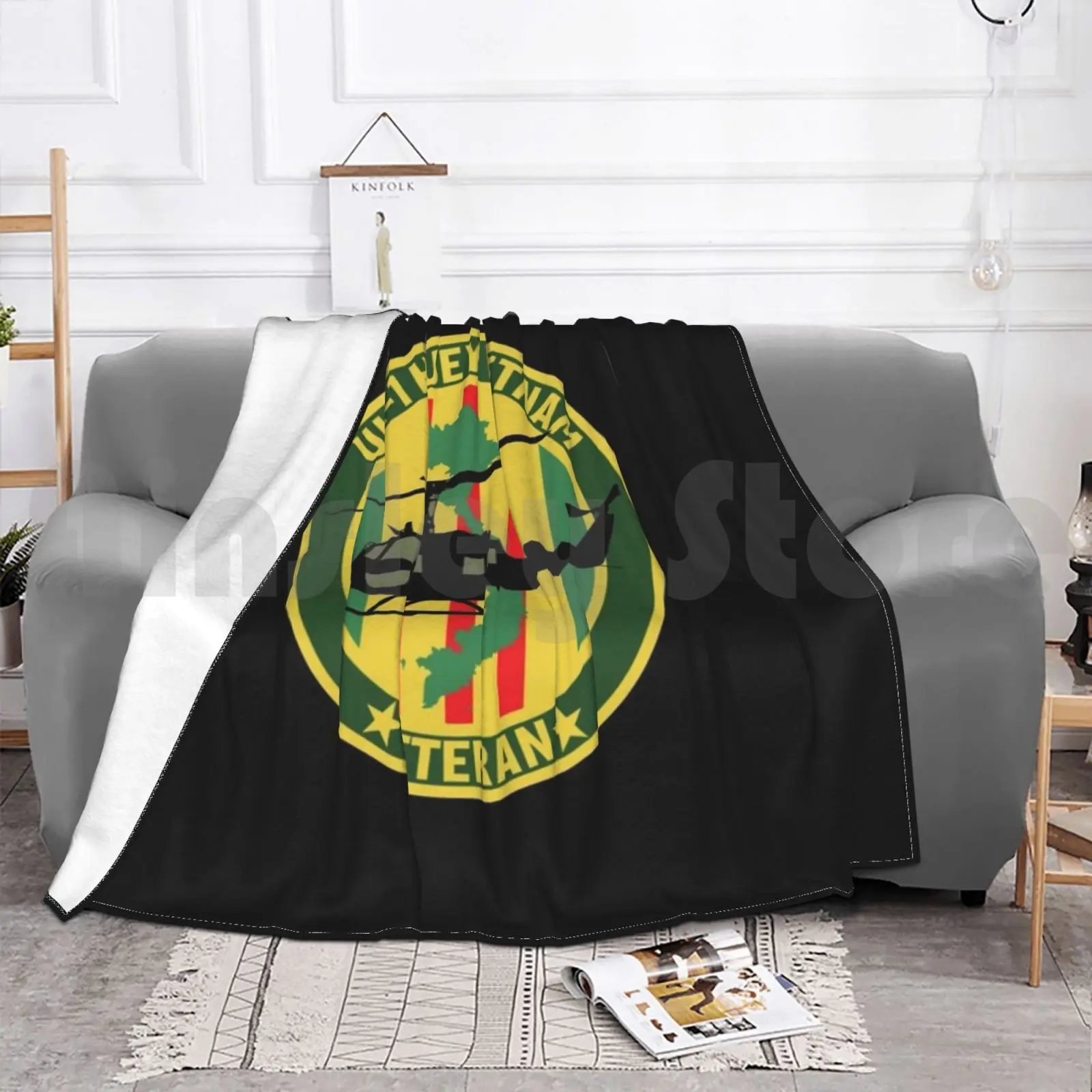 Ветровое одеяло модное на заказ армейский Ветеран ветеран День ветеранов