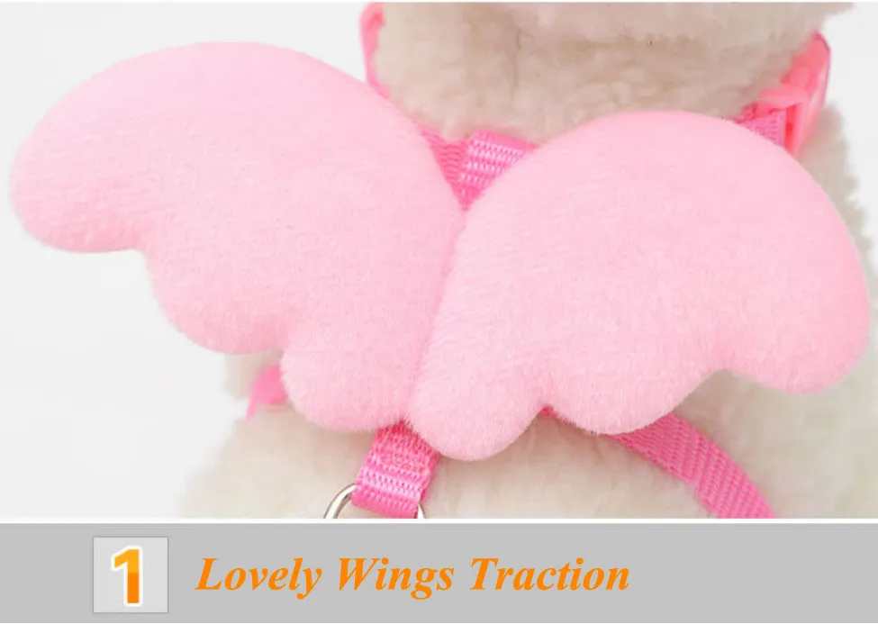 Милый ангел поводки для питомцев собак и набор воротников щенков маленьких кошек