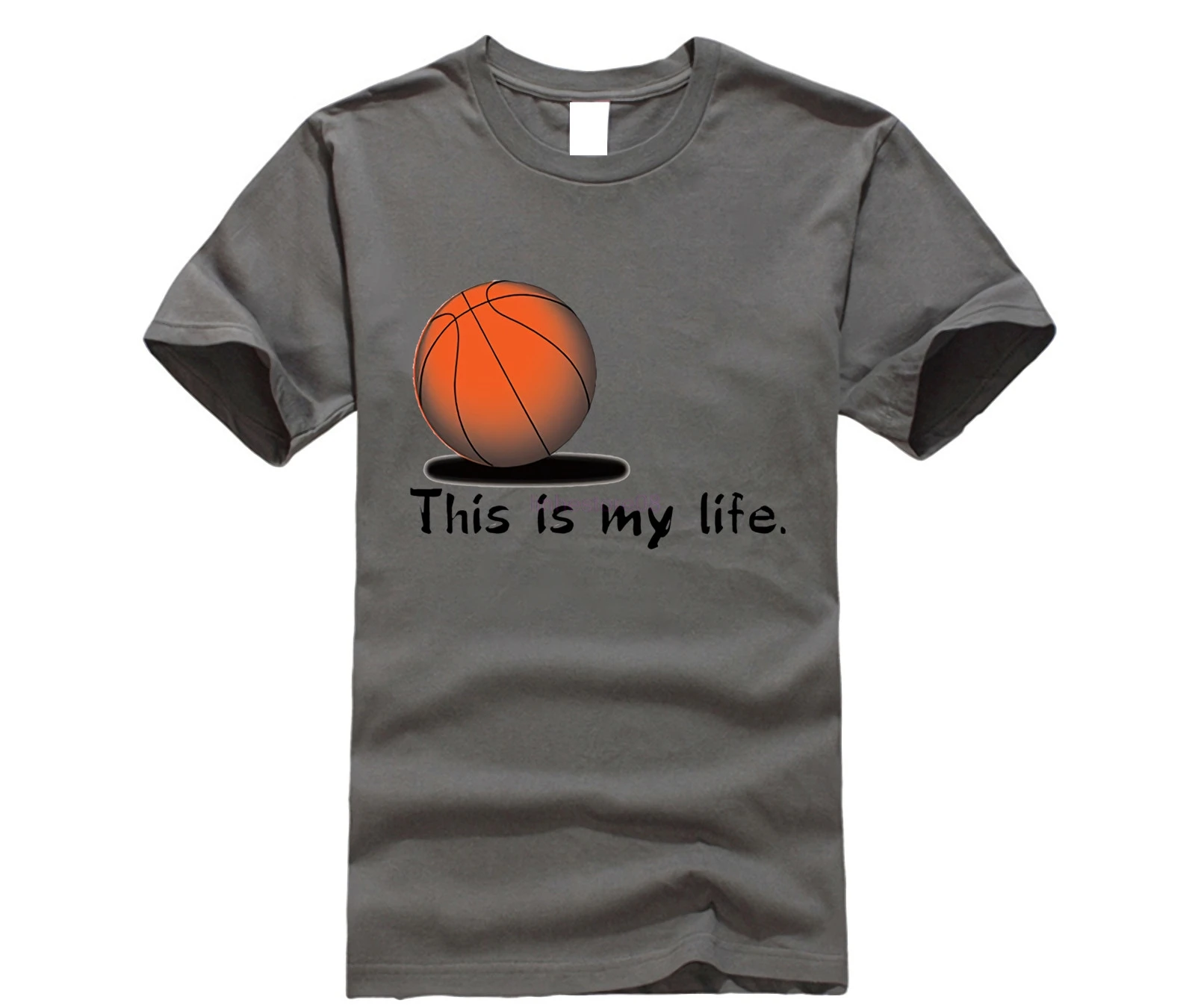Топы летняя крутая забавная футболка это моя жизнь баскетбольная сетчатый мяч