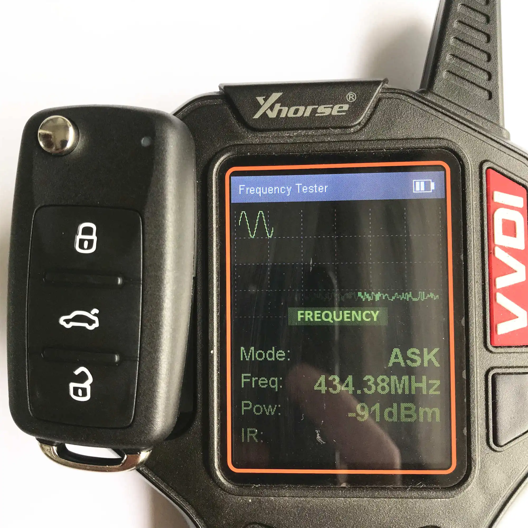 Оригинальный мобильный телефон 3 кнопки 434 МГц дистанционный ключ для VW Golf Jetta