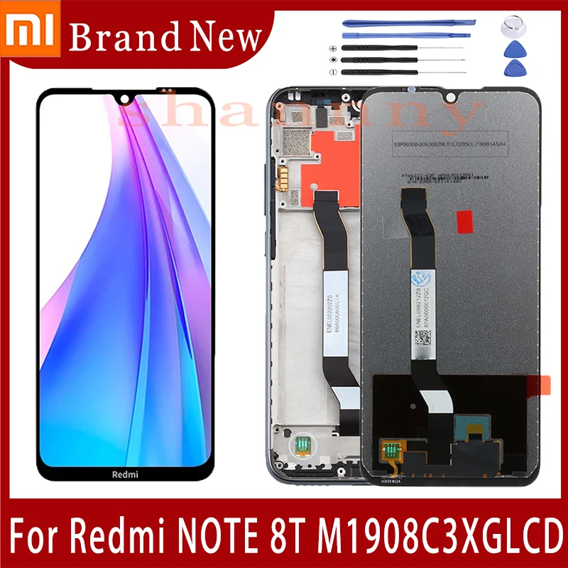 

Brand NEW 6.3'' LCD For Xiaomi Redmi Note 8T LCD Display Touch Screen Digitizer Assembly Replacement Parts For Redmi Note 8 T