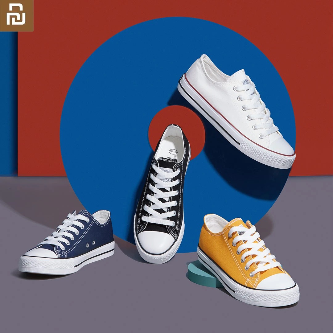 Обувь YouPin Warrior Классическая парусиновая обувь с низким берцем Высокая