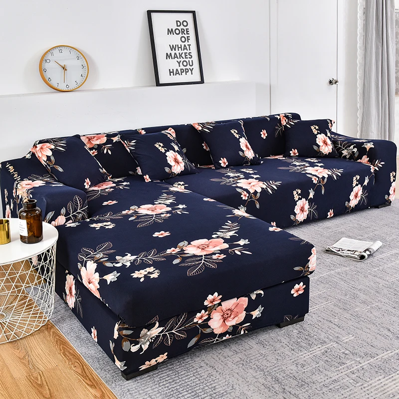 

Printed Sofa Cover Elastic Stretch L-shape Sofa Needs Order 2 Pieces Sofa Sofa Cover Sofa Sofa Cover Bedspread on The Bed Sofa