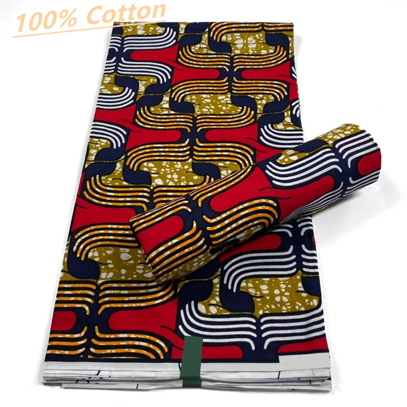 Нигерийская ткань Анкары Высокое качество Африканский вощеная принты 100% хлопок