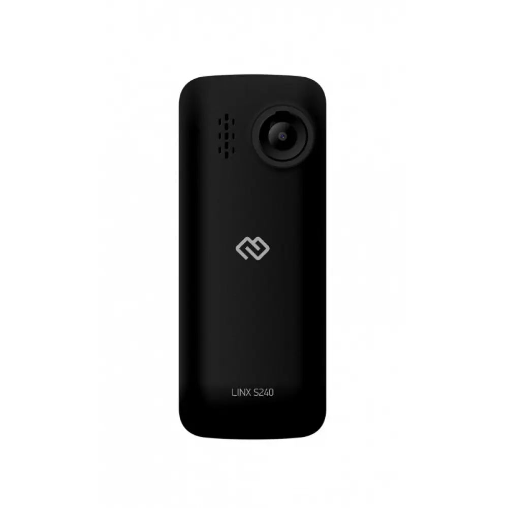 Мобильный телефон Digma S240 Linx черный SC6531E 0.032ГБ 2.44&quot 320x240 0.08Mpix 2Sim (LT2060PM) | Мобильные