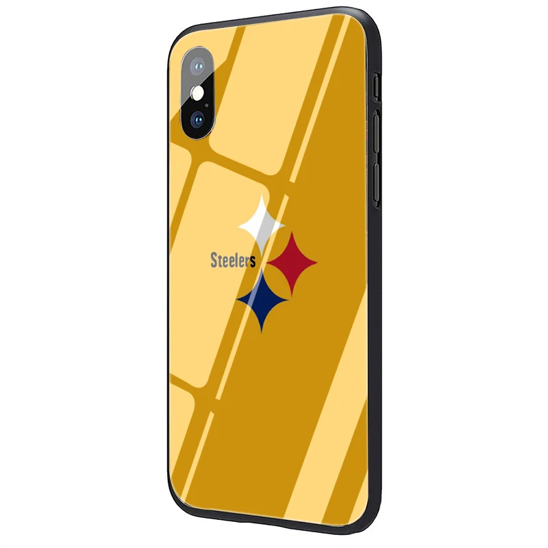 G5 EWAU питтсбургские сталевары закаленное Стекло чехол для телефона для Iphone 5, 5s, se, 6, 6s 7 8 Plus X XR XS 11 pro Max - Цвет: G5