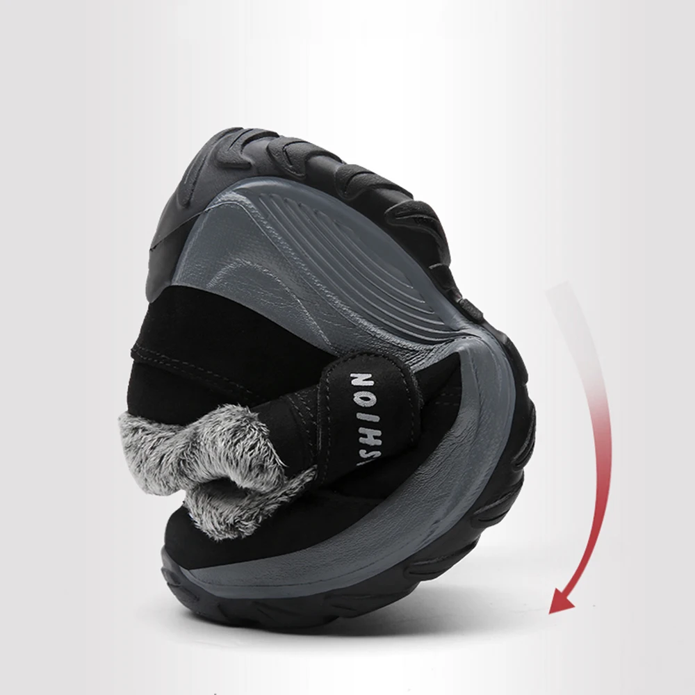 Зимние женские походные треккинговые ботинки уличные теплые кроссовки на