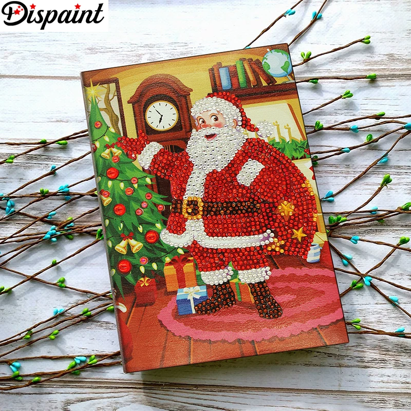 Dispaint A5 блокноты 5D DIY алмазная живопись особой формы Дневник Книга Алмазная