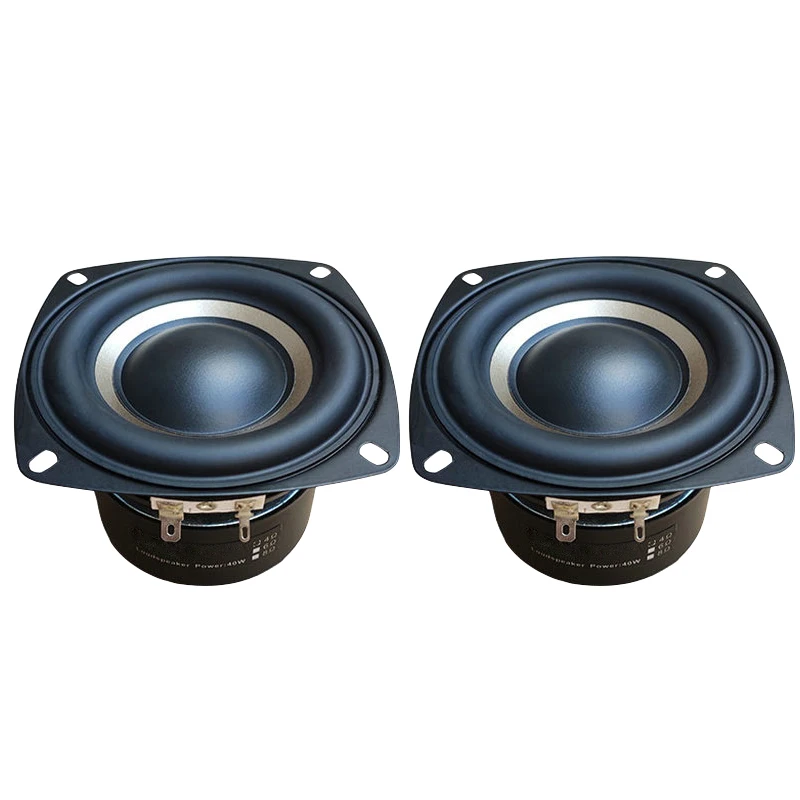 

40W 4 Inch Bass Speaker 4Ohm 8Ohm Woofer Subwoofer Speaker Deep Bass Subwoofer Loudspeaker Strong Power Subwoofer Home Theater