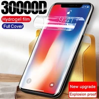 hydrogel film on the screen protector for iphone 11 pro max 8 7 plus screen protector for iphone xr x xs max protective film
