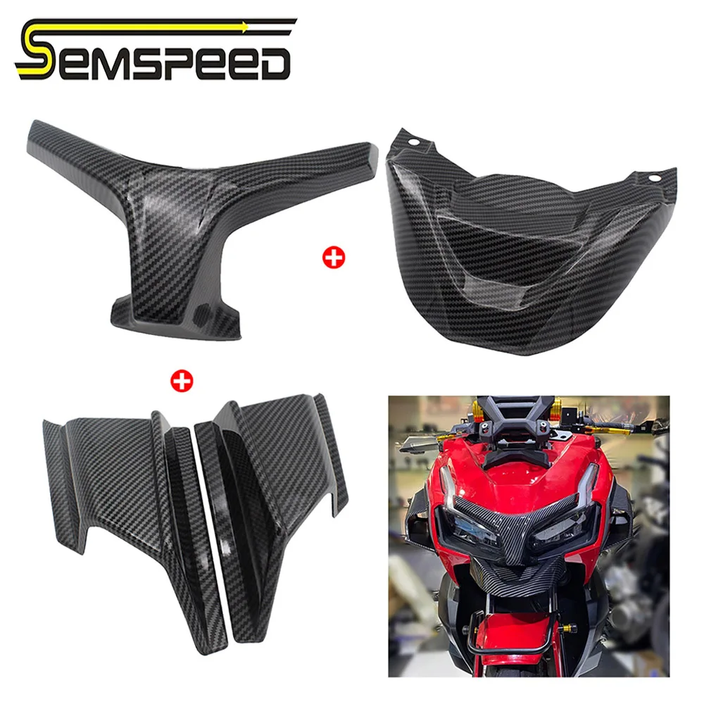 Новый карбоновый черный чехол для Honda ADV 150 adv150 2019 2020 мотоциклетные передние