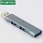 USB HUB 3,0 2,0 Алюминиевый 3 порта адаптер Мульти Usb сплиттер для Xiaomi Lenovo Macbook Ноутбуки Usb 3,0 концентратор ПК Компьютерные аксессуары