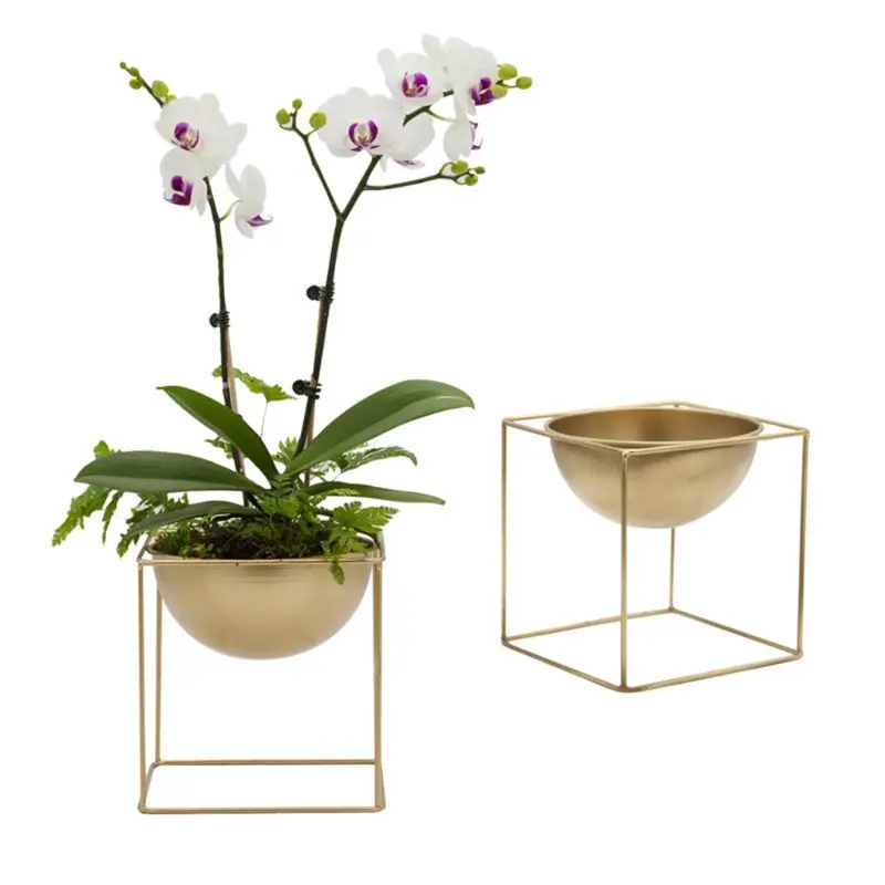 

Nordic Style Iron Flower Pot Planter Rack Holder Succulent Plants Metal Stand