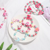 childrens beads toy necklace handmade bracelet princess girl jewelry making toys kids gift crafts classic childrens toy