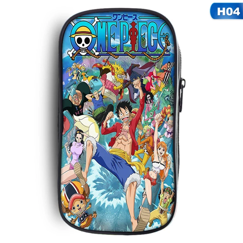 

Anime One Piece Luffy Polyester Pen Cosmetic Bags Pencil Hokage Cosplay Makeup Cases Collectible Purse Boys Gift For Girl