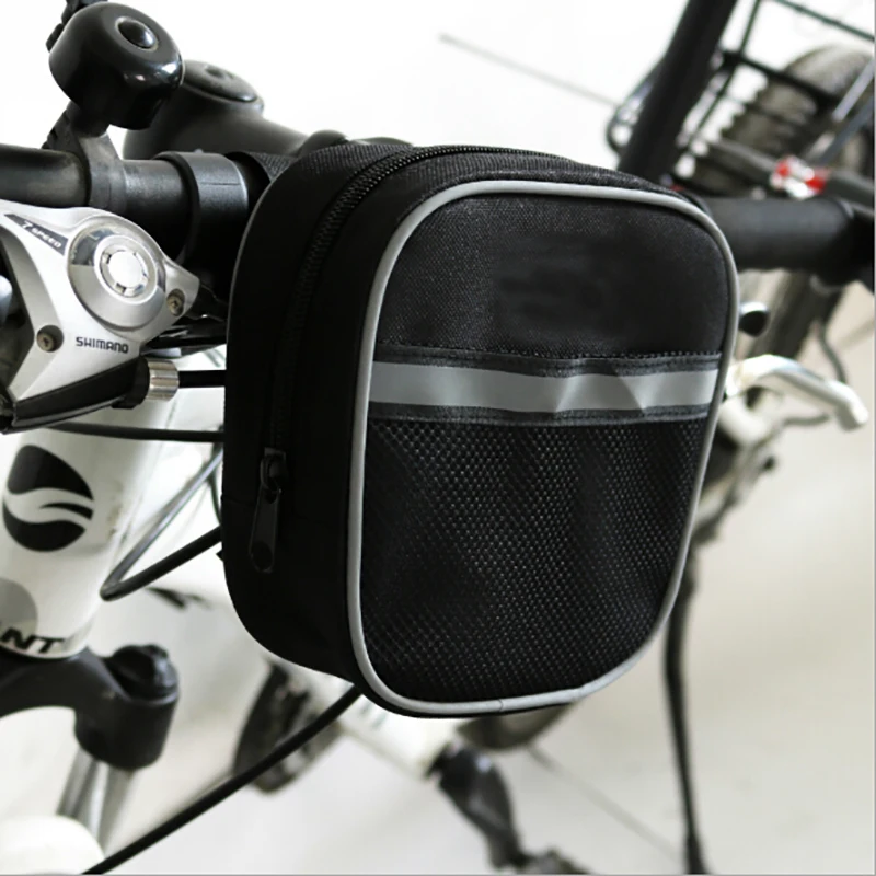 1 шт. светоотражающая велосипедная сумка на руль 16 х15х6 см | Спорт и развлечения