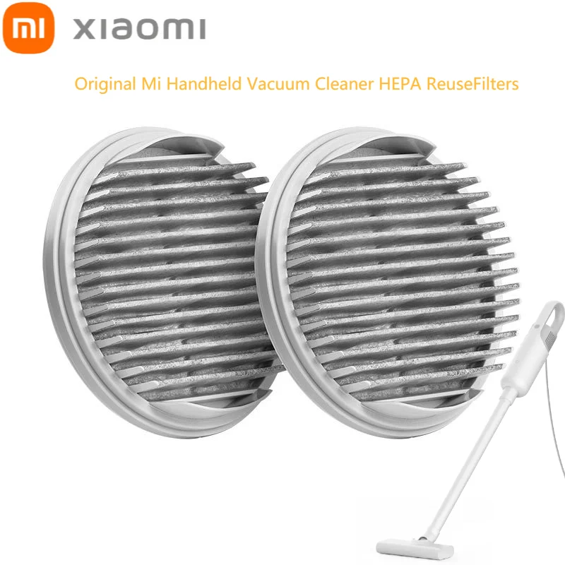 

Original Xiaomi MIJIA Handheld Vacuum Cleaner HEPA Filter ReuseFilters Removable Washable For Portable Vacuum Cleaner Xiomi 2021