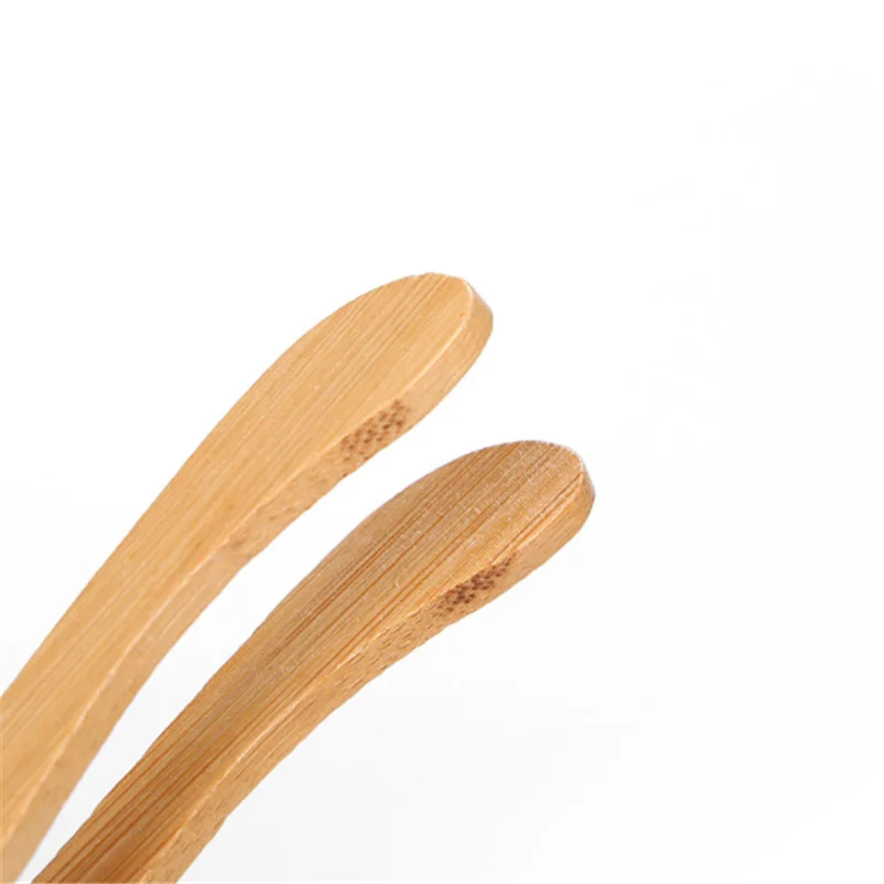 

Useful New Shiny Bamboo Cooking Kitchen Tongs Food Tool Salad Bacon Steak Bread Cake Wooden Clip High Quality Home Kitchen Tools