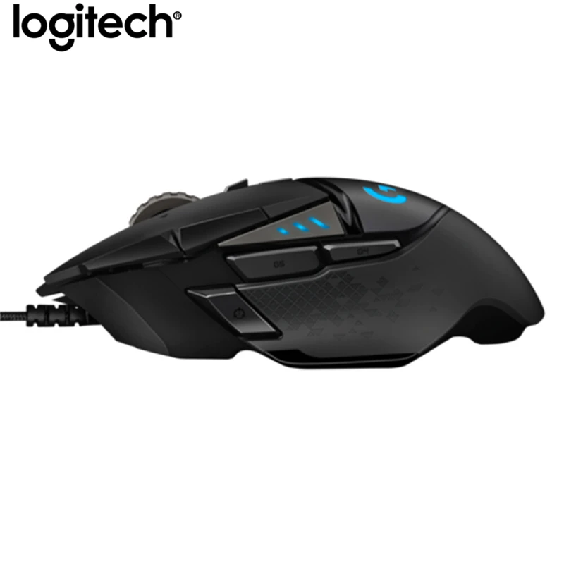 Logitech Ратон геймера G502 Hero игровой Мышь 16000 точек/дюйм проводной программирования