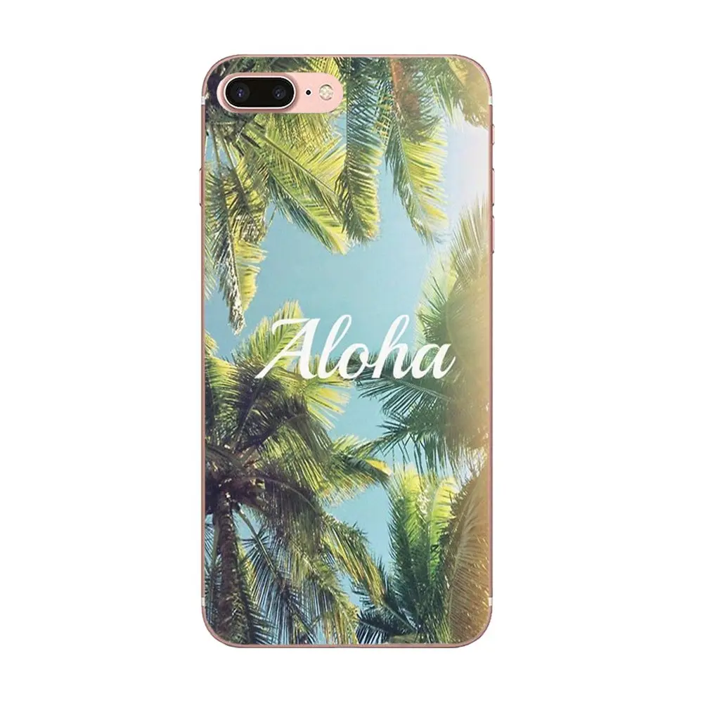 Summer Hawaii Aloha Tree Soft Cases Cover For Huawei Honor 4C 5A 5C 5X 6 6A 6X 7 7A 7C 7X 8 8C 8S 9 10 10i 20 20i Lite Pro | Мобильные