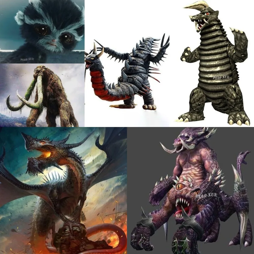 

Китайские воспоминания детства алтмана и монстра, тематическая настенная алмазная живопись для вечевечерние НКИ монстров