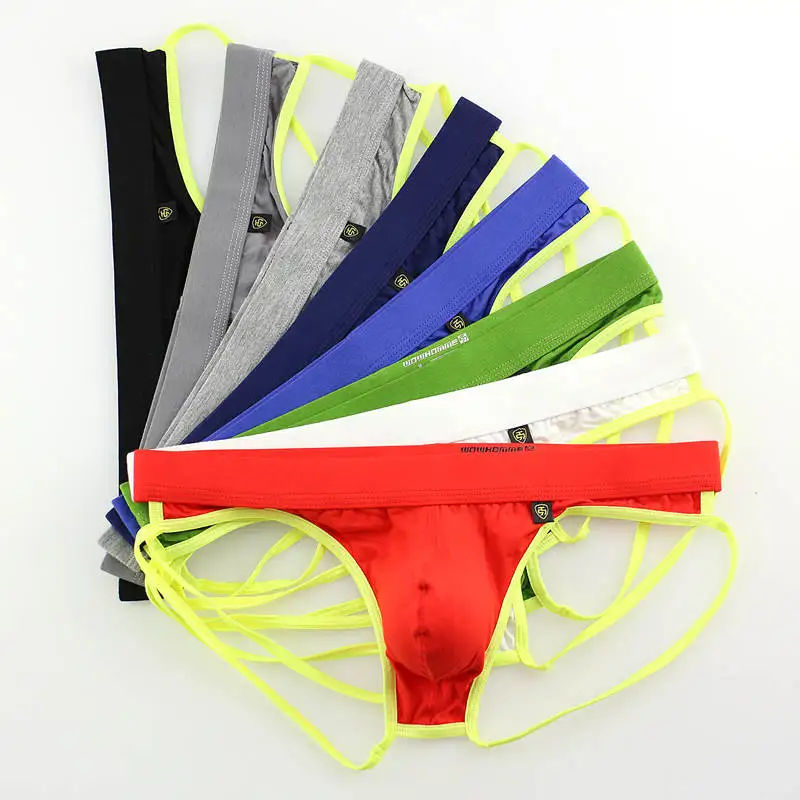Sexy Mens Underwear Lingerie 8pcs/pack Men's Bikini Briefs Thongs Soft Modal Underwear Males Penis Pouch Jockstrap Sexy Cueca