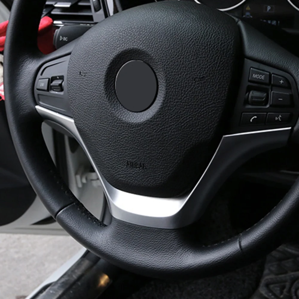 Хромированная накладка на руль подходит для BMW 1 3 серии F20 118 F30 F31 114 116 316 318 320 2014 2015