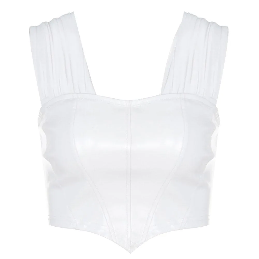 

Fashion Mesh Push Up Camisole Bralet Women's Crop Top Corset Bustier Bra S-M Size Night Club Party long sexy Cropped Top Vest