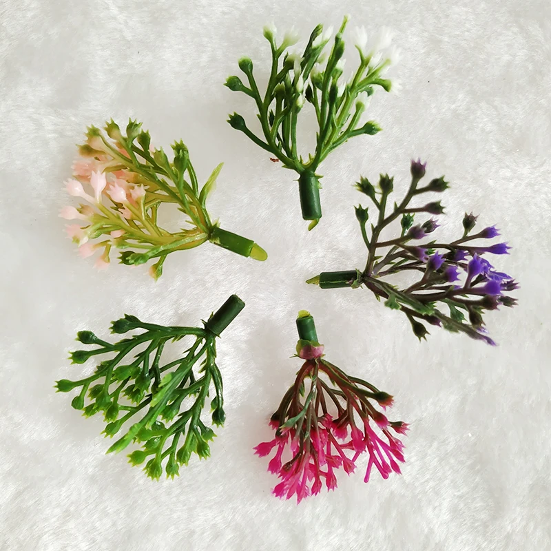 100 шт Мини ядро Stamen diy бонсай декоративные аксессуары цветочный горшок наполнение украшения поддельные растения DIY ВЕНОК поддельные цветы
