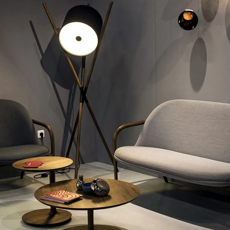 Вертикальная Напольная Лампа в скандинавском стиле креативный светильник из