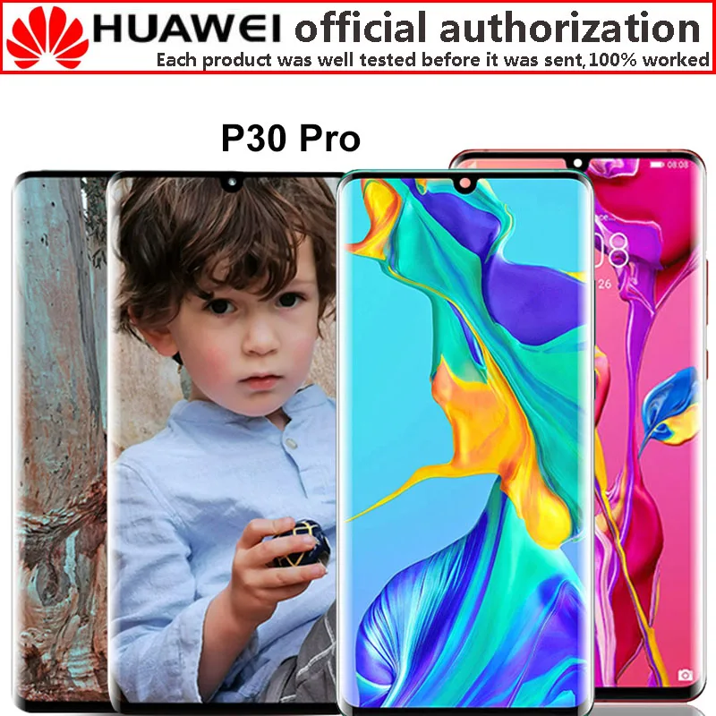 Новая Оригинальная рамка для дисплея 6 47 &quotдля Huawei P30 Pro ЖК дисплей с сенсорным
