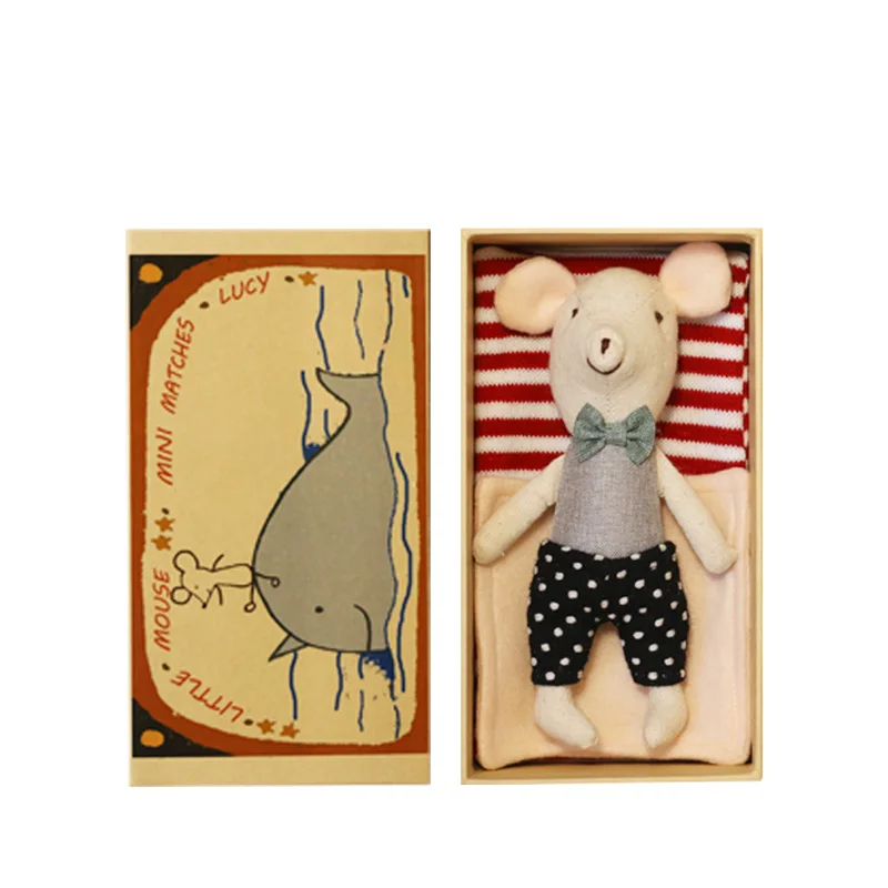 Подарок на день рождения для 7 лет маленькая мышь плюшевые куклы чучело