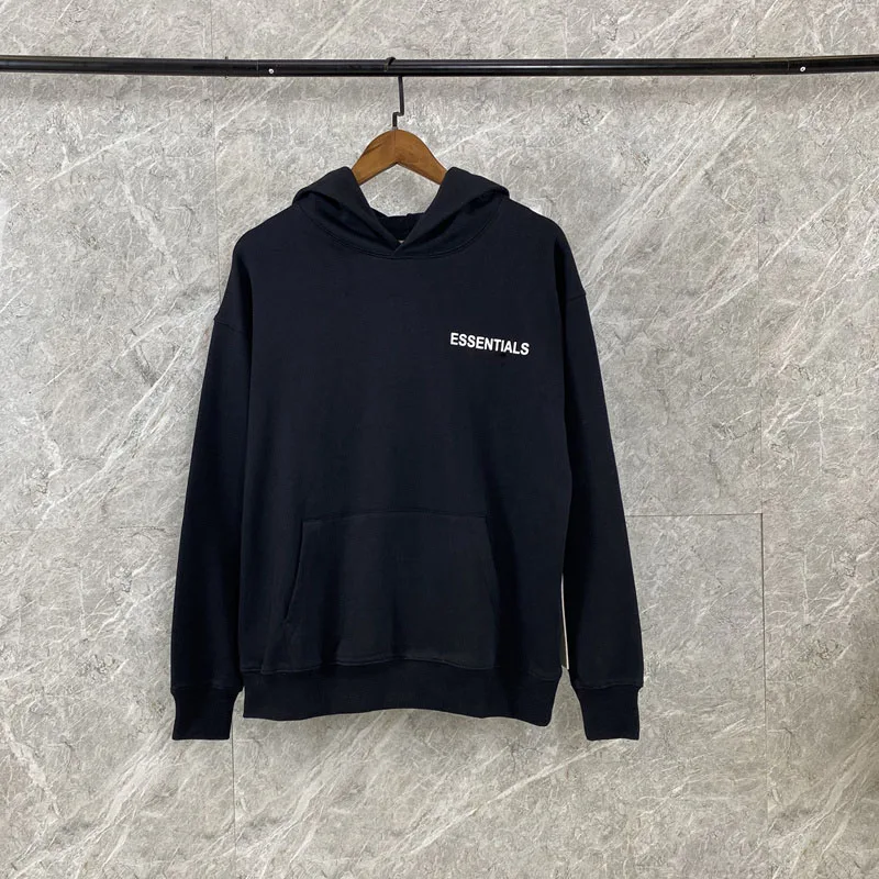 

Top Version ESSENTIALS Hoodie Men Women High Quality Flower Pattern Casual Sweatshirt ESSENTIALS Loose Hip-hop Pullover